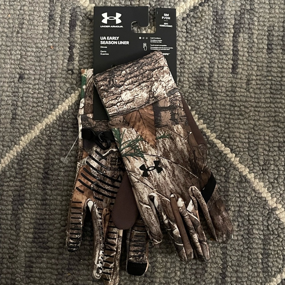 Under Armour Early Season Liner Gloves Early Season Men's Small Realtree